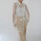 90s Embroidery Sheer Shirt
