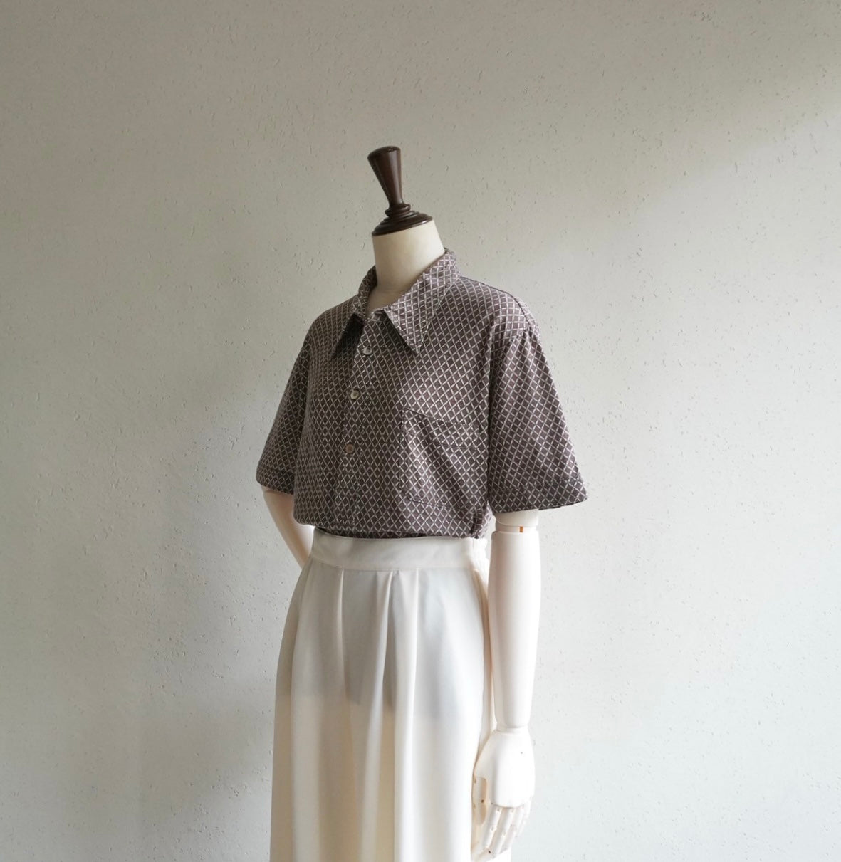 90s Pattern Top Made in Italy