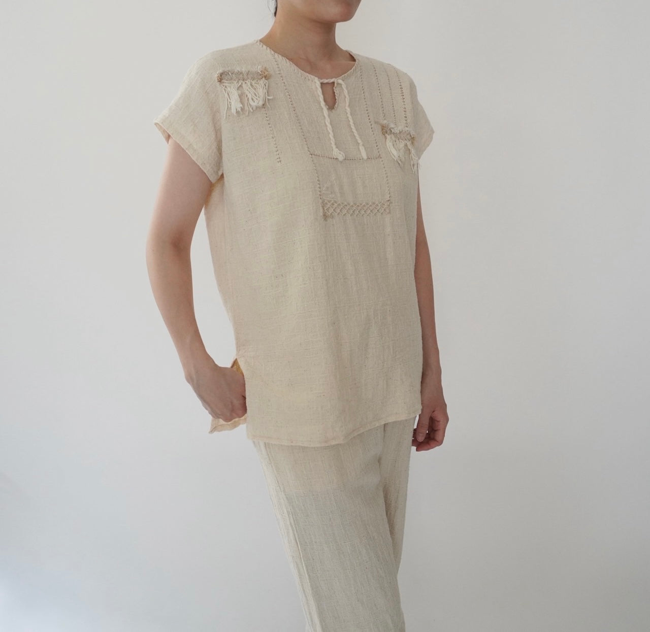 70s Fringe Design Top