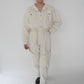 80s EURO Design Ivory Jumpsuit