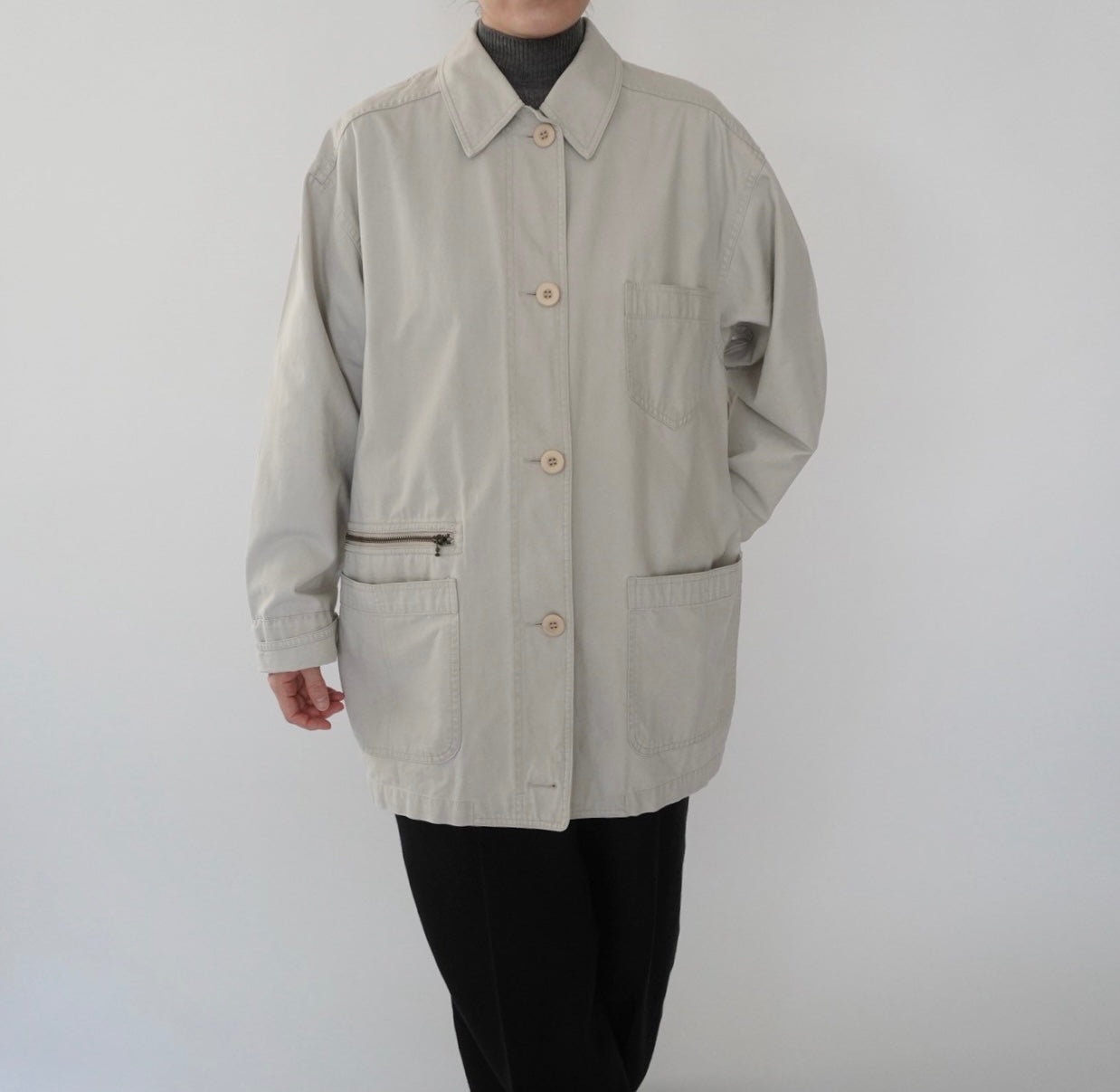 90s "EDDIE BAUER" Cotton Jacket