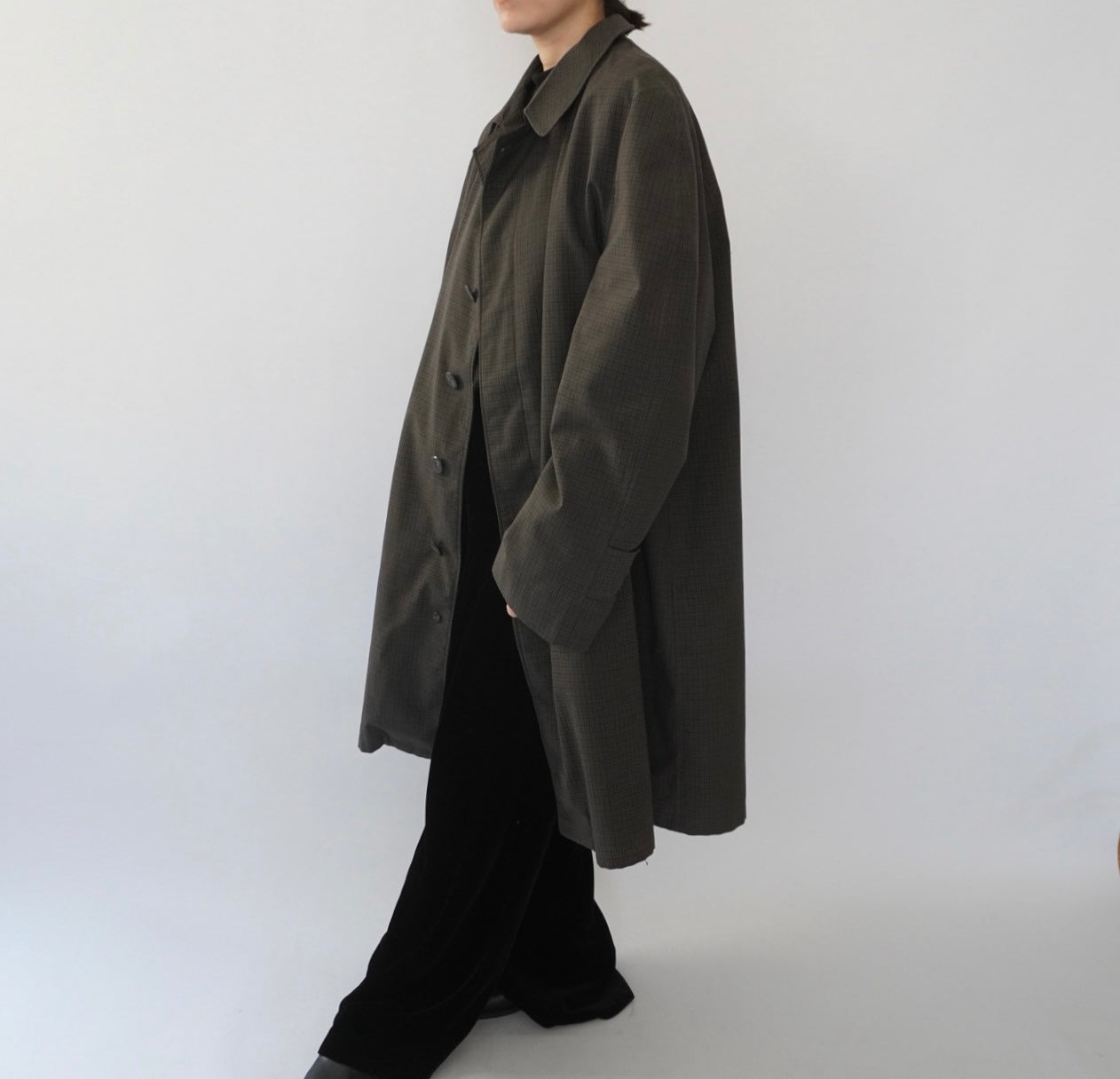 60s "Plymouth" Plaid Coat