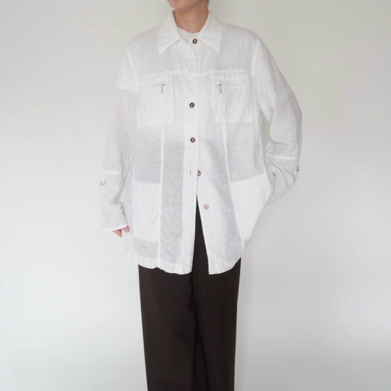 90s EURO Linen Light Jacket