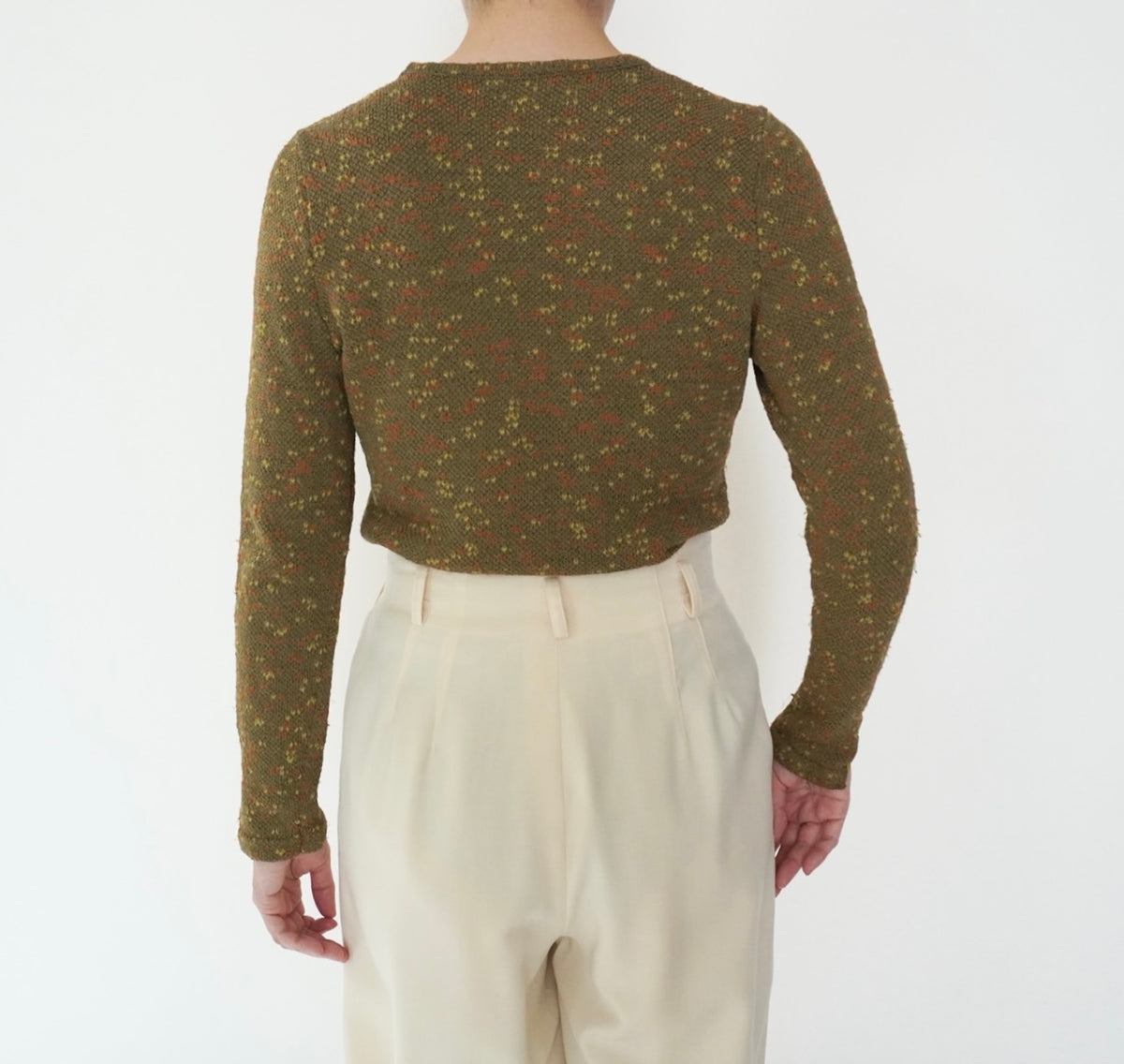 90s Mix Knit Top Made in USA