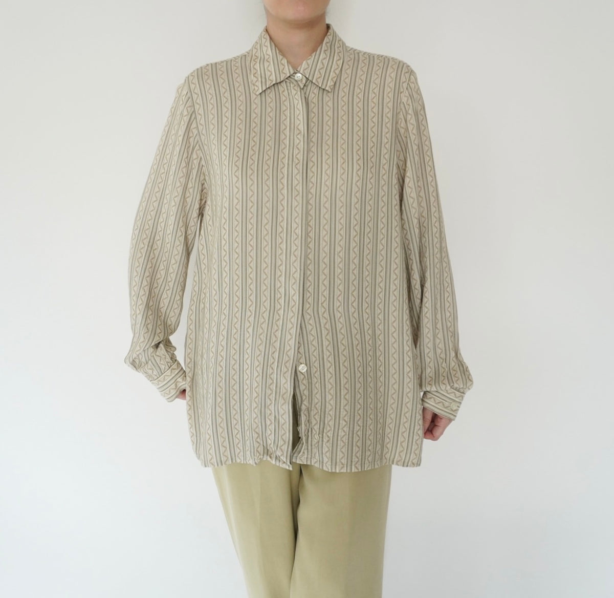 90s Pattern Shirt Made in Italy