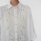 90s Linen Lace Shirt Made in Italy