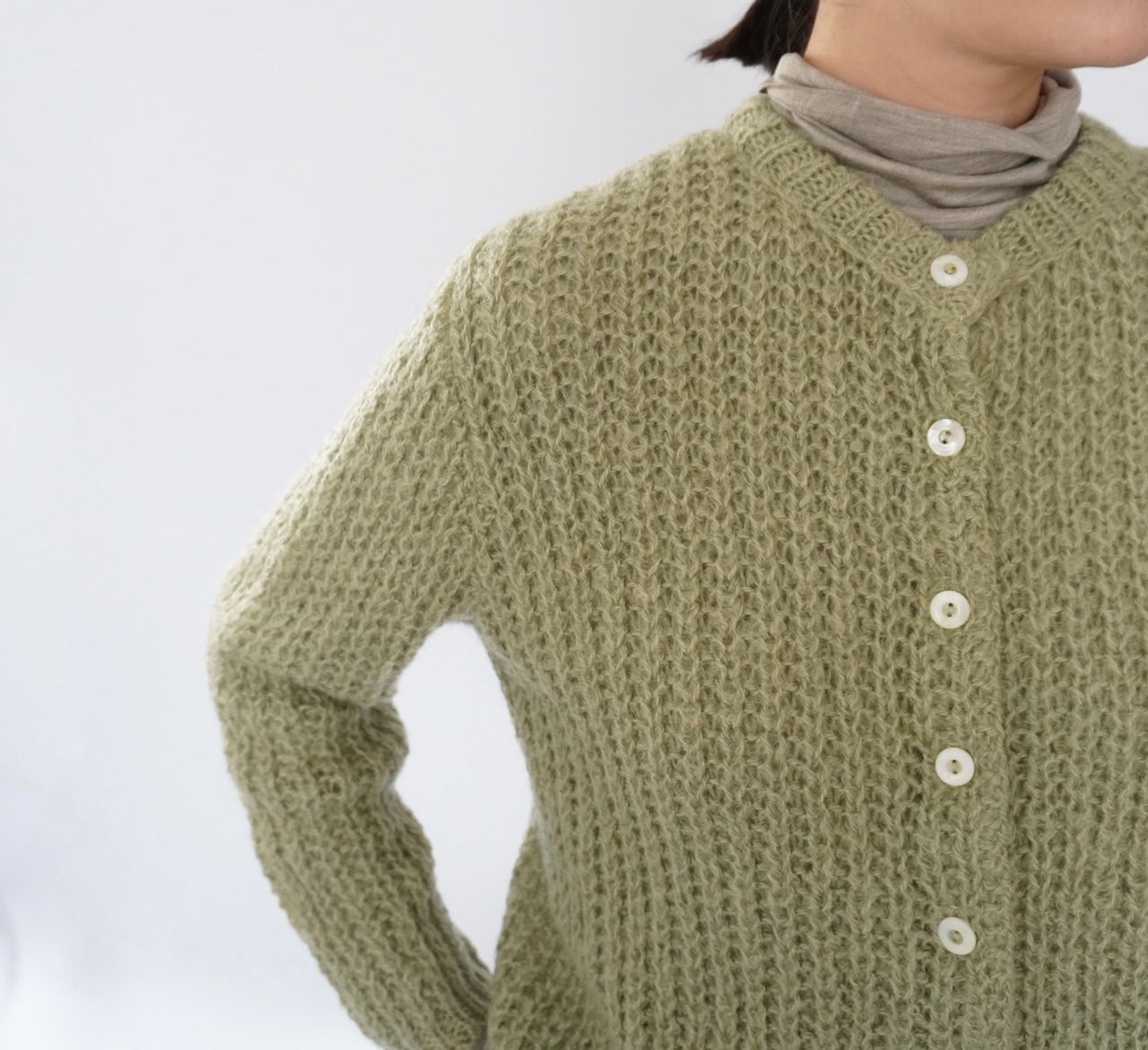 80s Mohair Knit Cardigan