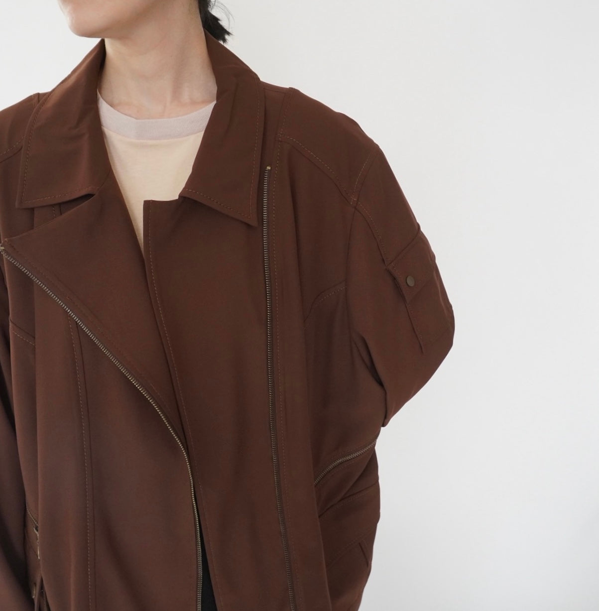 90s Design Brown Jacket