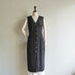 90s Sleeveless Printed Dress Made in Canada