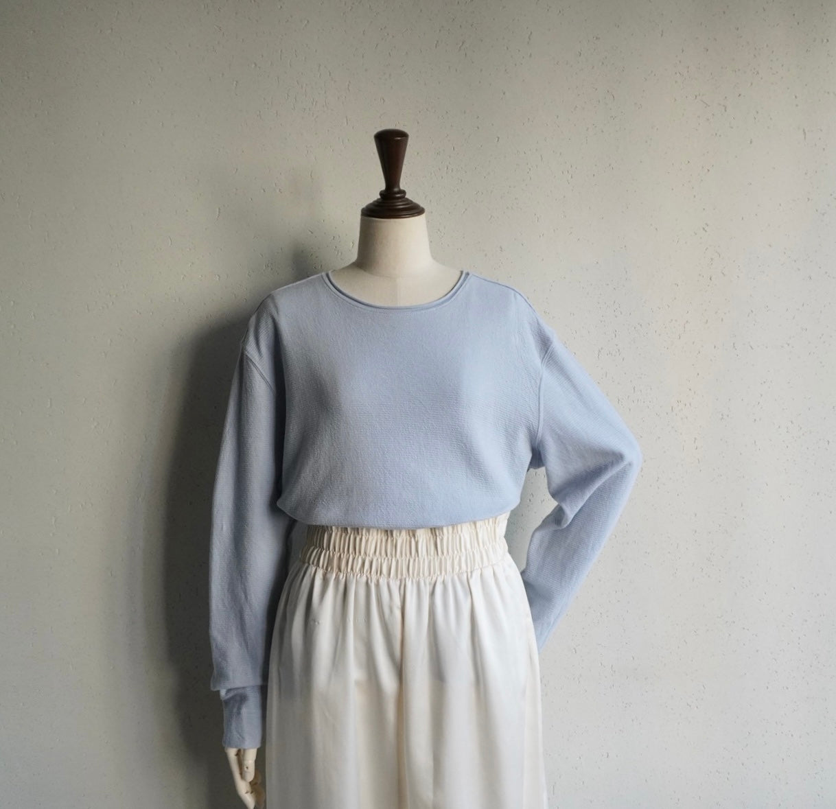 90s Light Blue Top