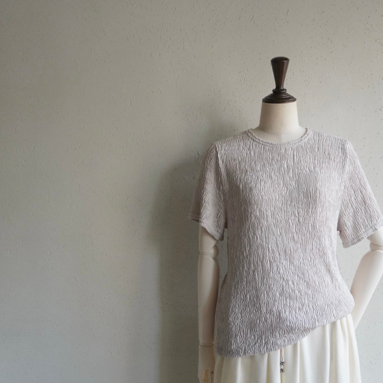 90s Pleated Top Made in USA
