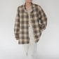90s Plaid Shirt Jacket