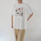 90s "AIGLE" Printed T-shirt Made in France