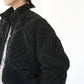 80s Silk Pleat Design Jacket