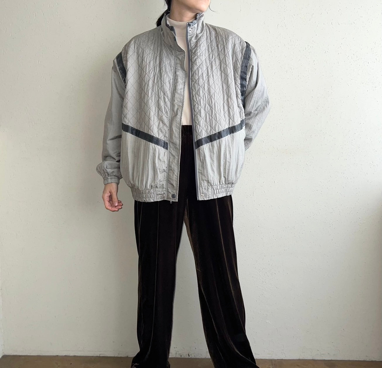 90s  Design Nylon Jacket