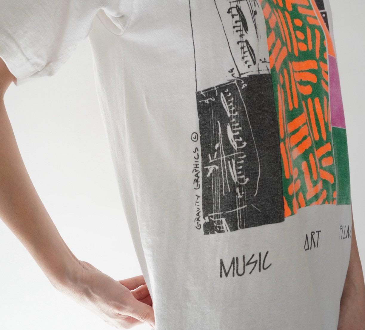 90s Printed T-shirt Made in USA