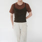 90s Camisole Ribbed Top Made in Italy