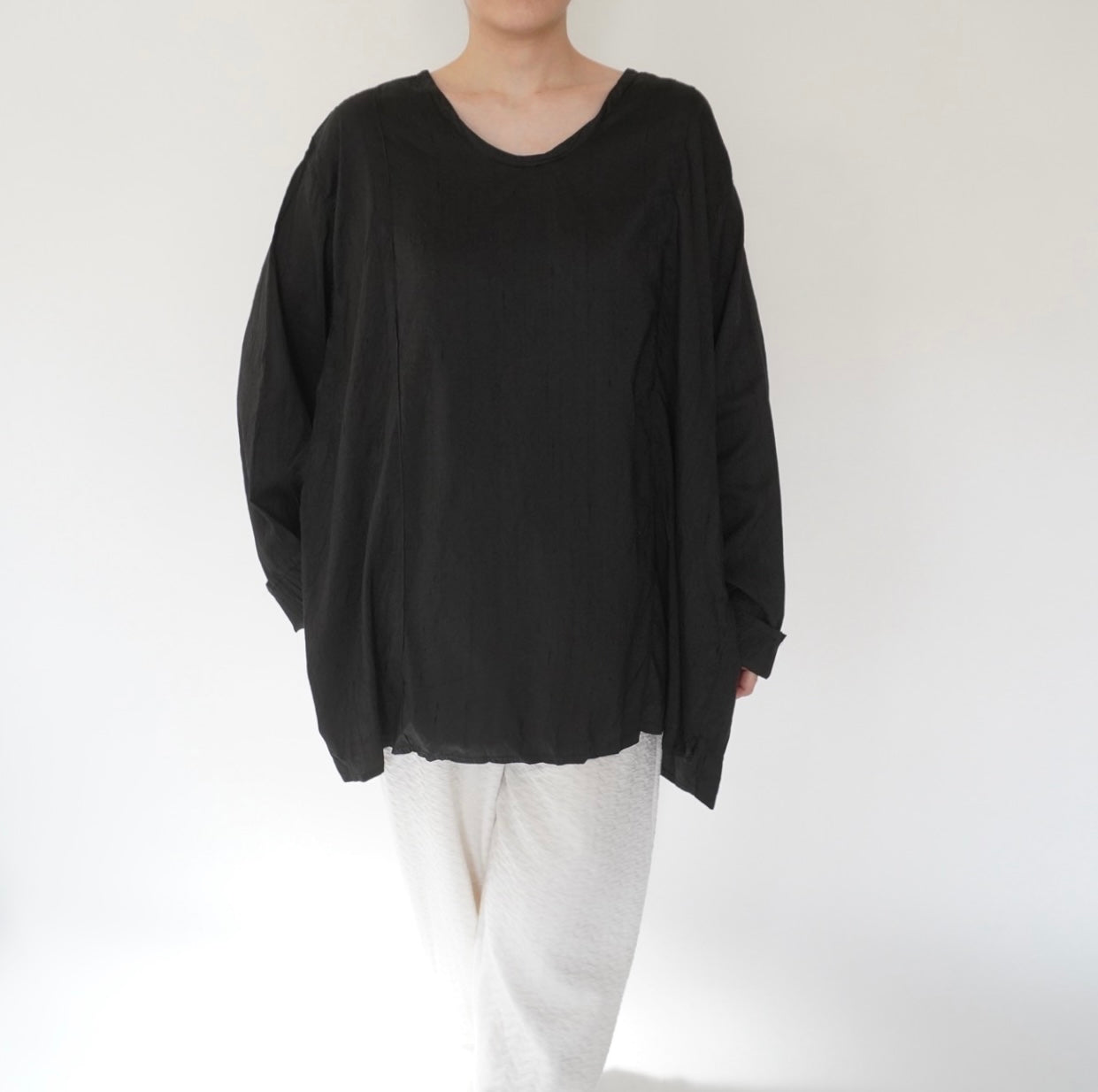 90s Raw Silk Blouse