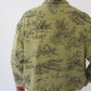 90s Pattern Shirt Jacket Made in USA