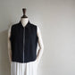 90s Sleeveless Zipped Top,Vest Made in USA