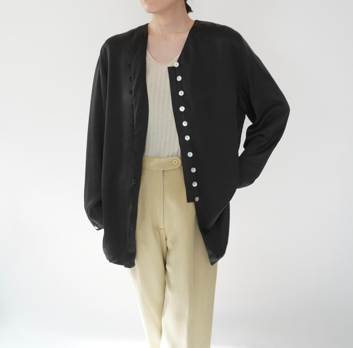 90s Silk Blouse