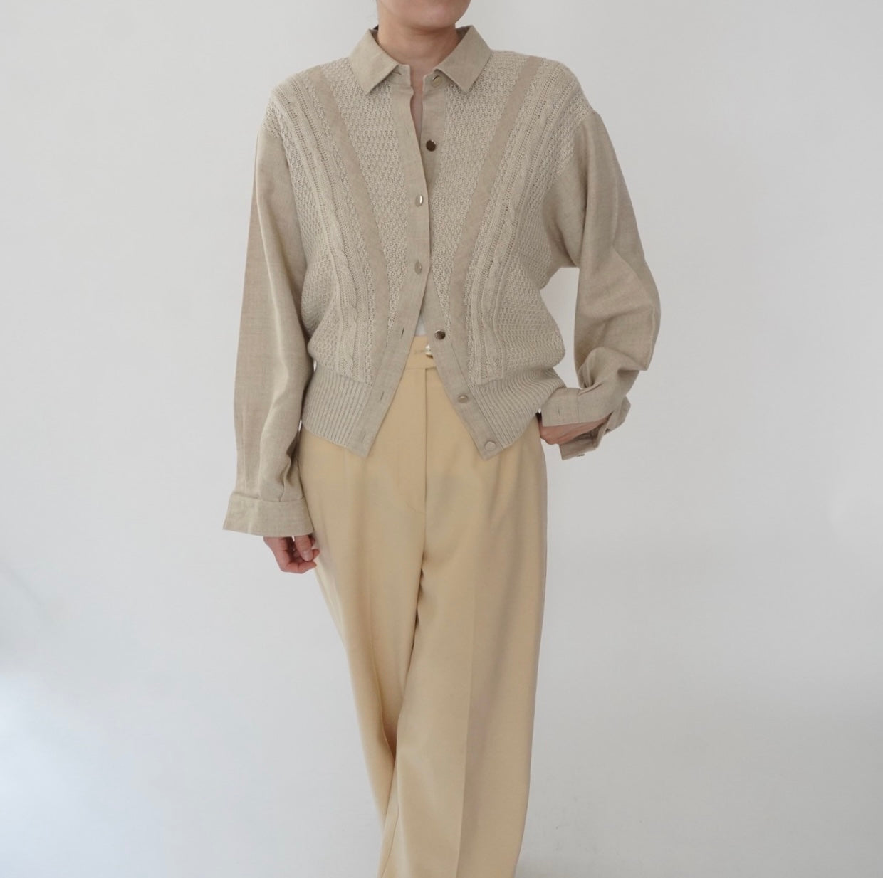 80s EURO Linen Light Jacket