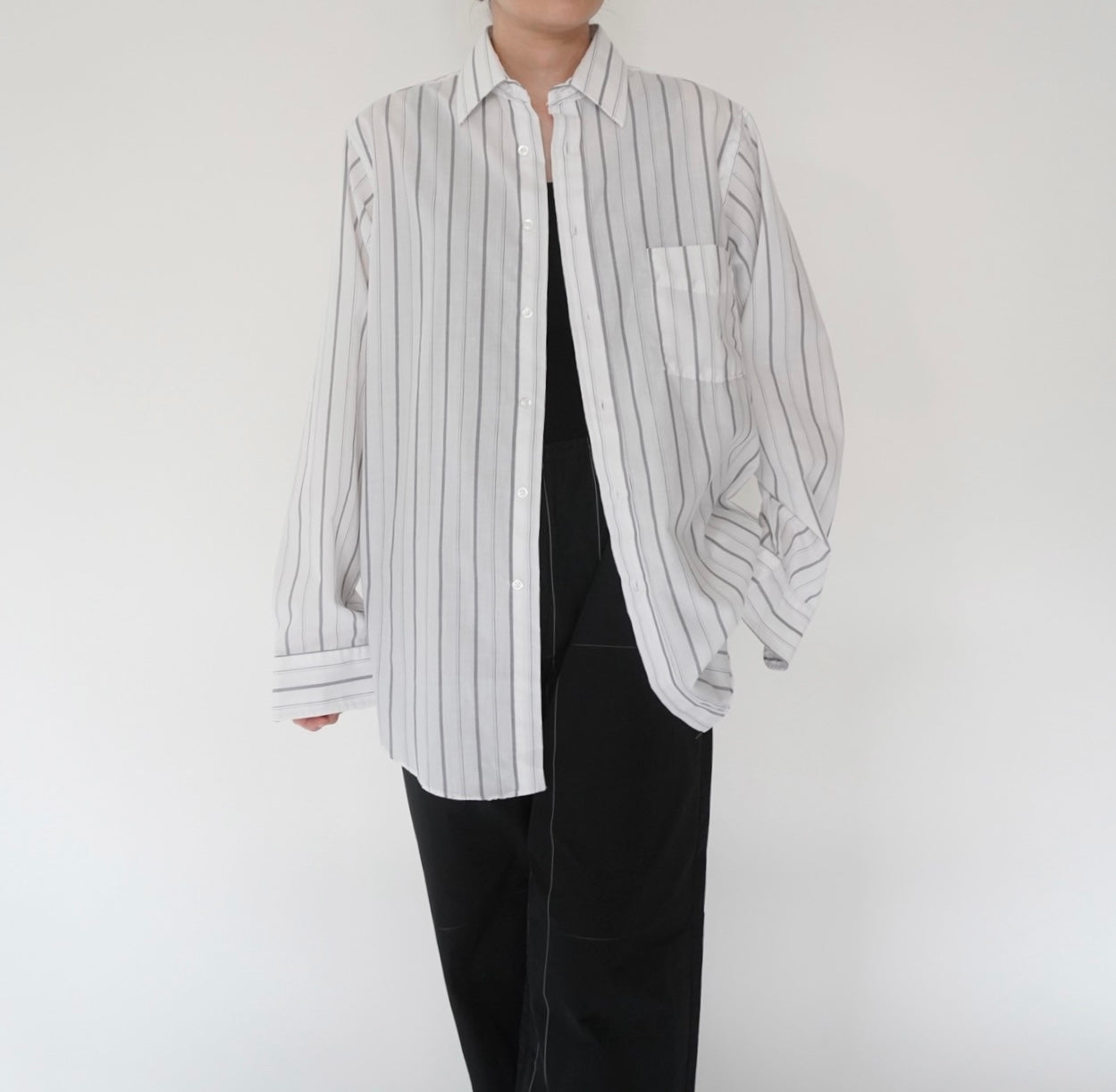 90s Striped Shirt Made in USA