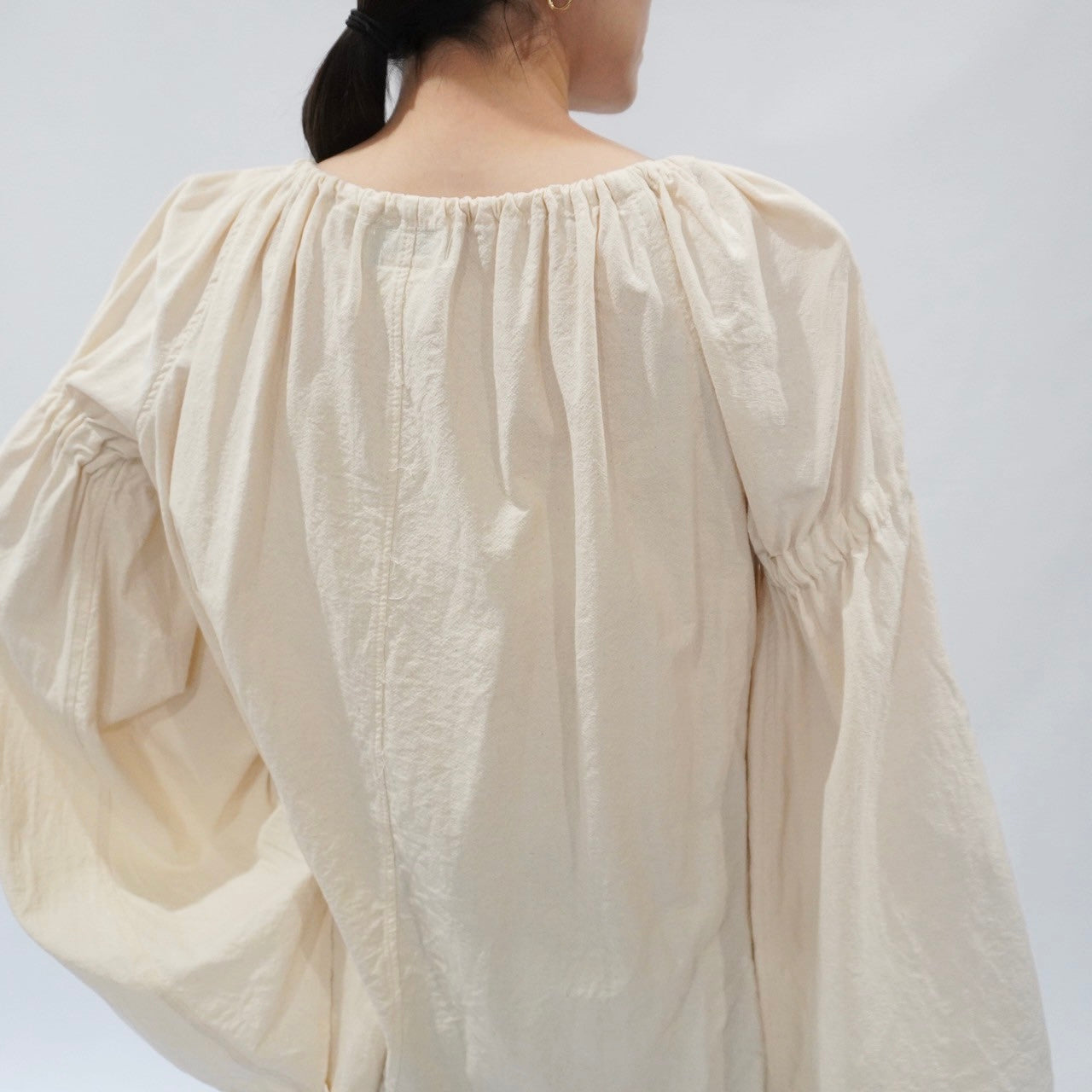90s Cotton Ivory Tunic