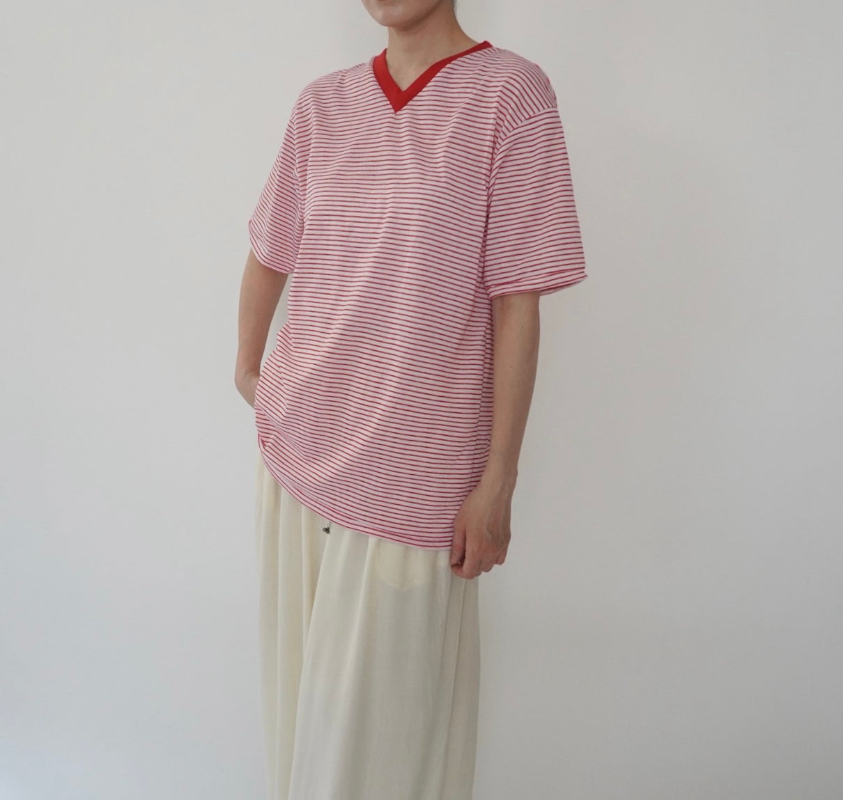 90s Striped T-Shirt Made in USA