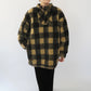 90s EURO Plaid Fleece Top