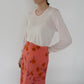 90s Light Pink Silk Top