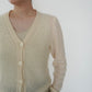 90s Ivory Knit Cardigan