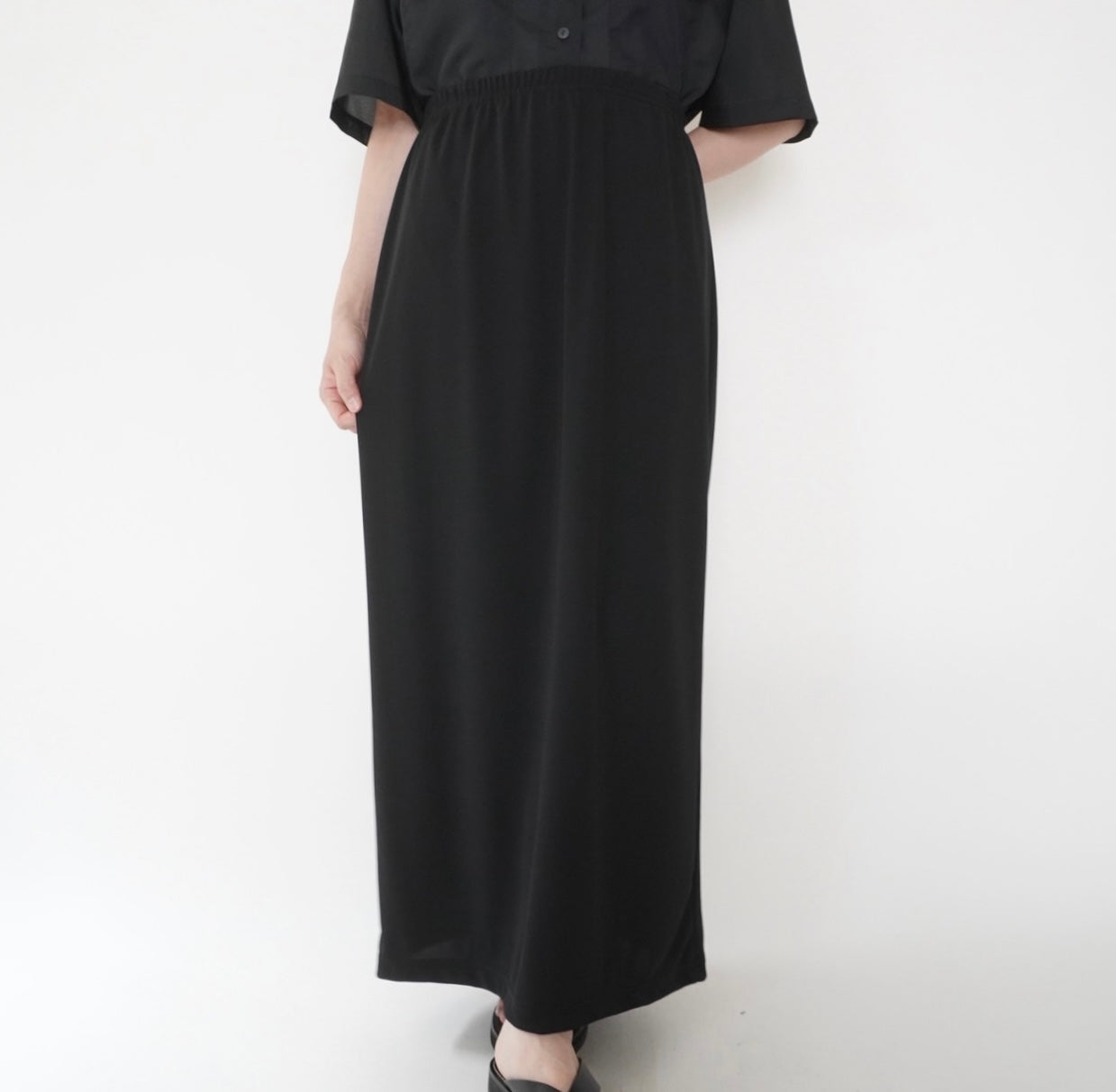 90s Black Skirt Made in USA