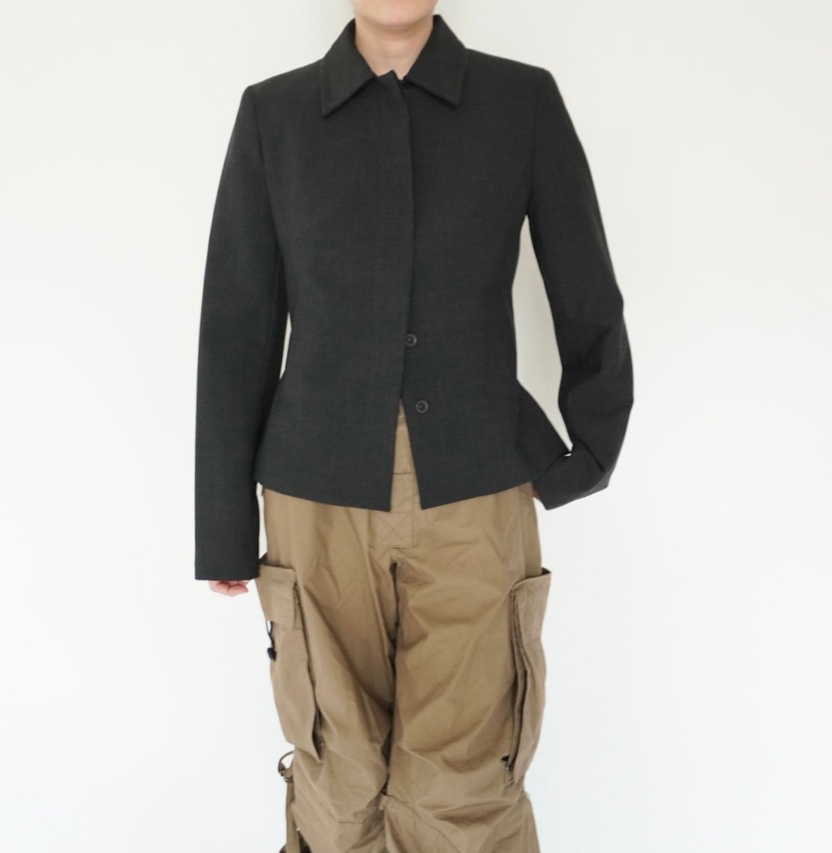 90s EURO  C.Gray Jacket