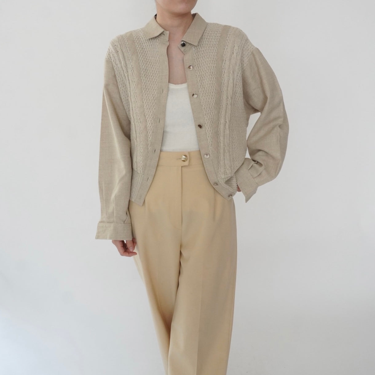80s EURO Linen Light Jacket