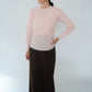 90s Light Pink Thermal Made in USA