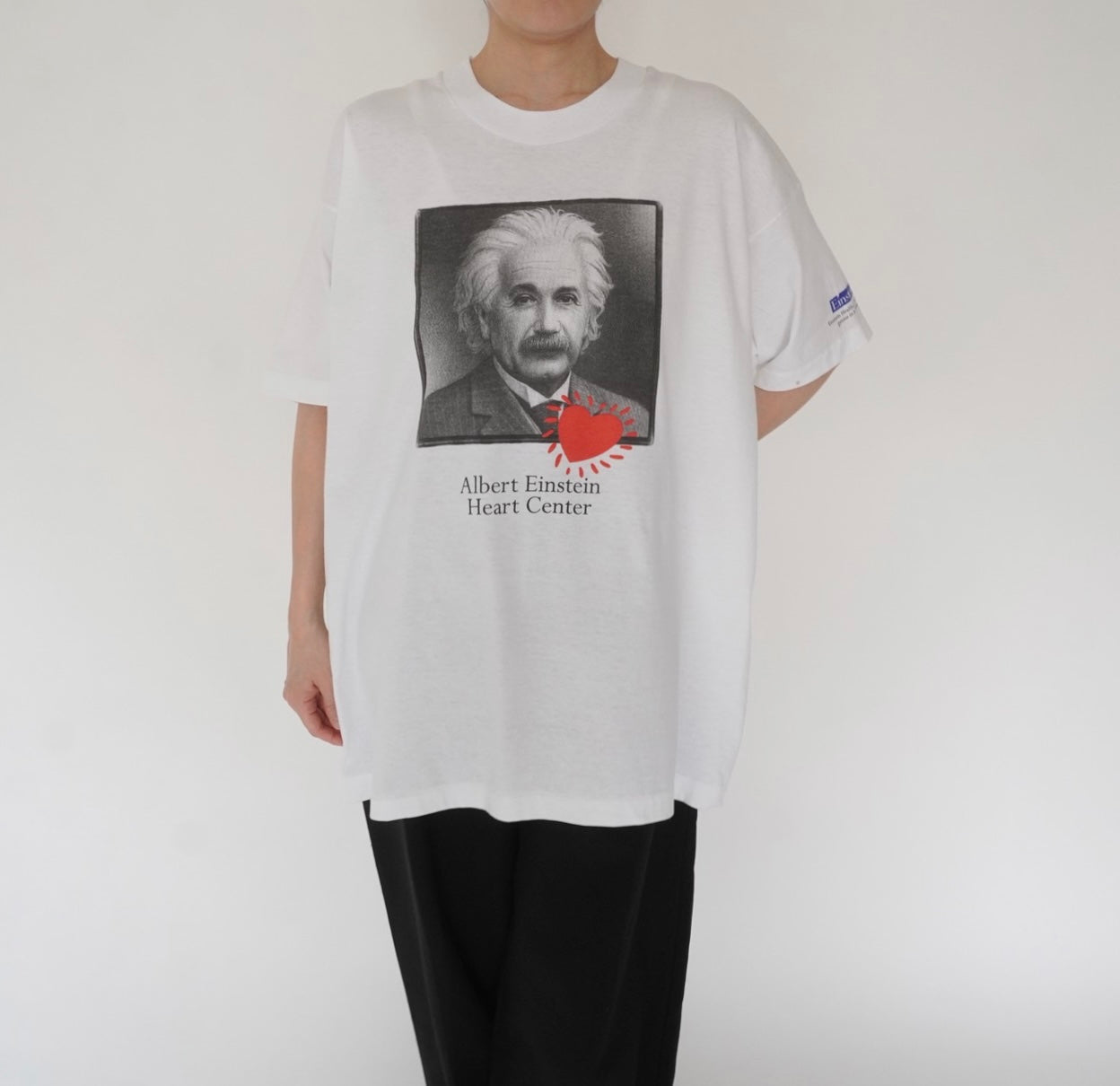 90s "EINSTEIN" Photo  Printed T-shirt