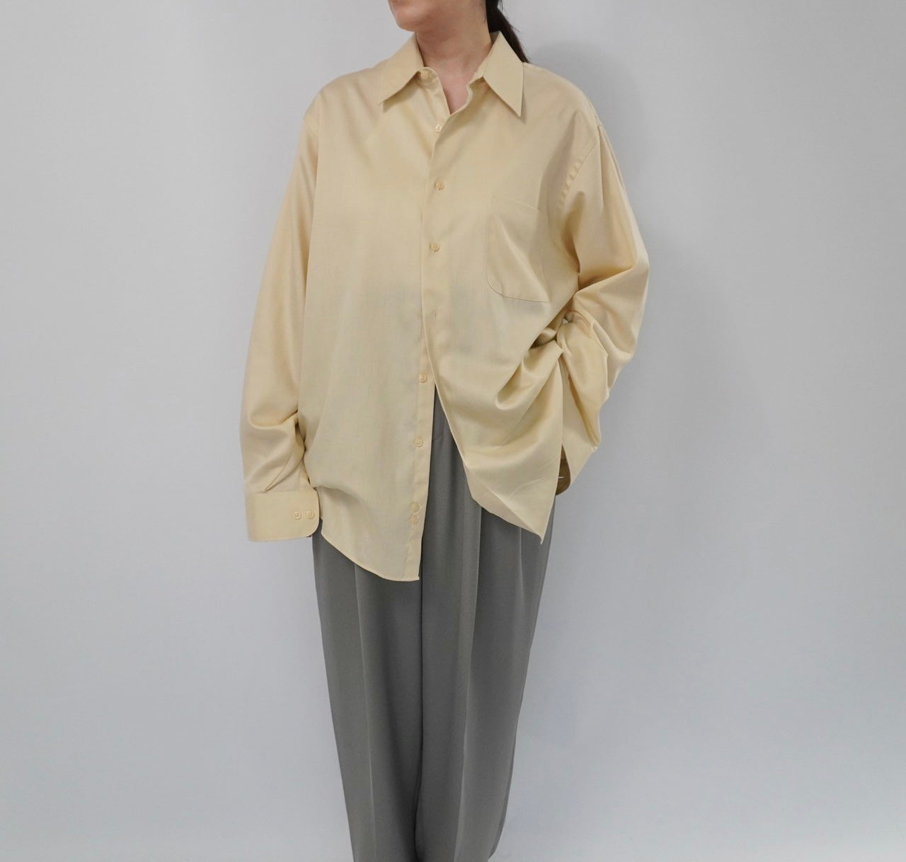 90s Cream Shirt