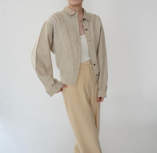80s EURO Linen Light Jacket