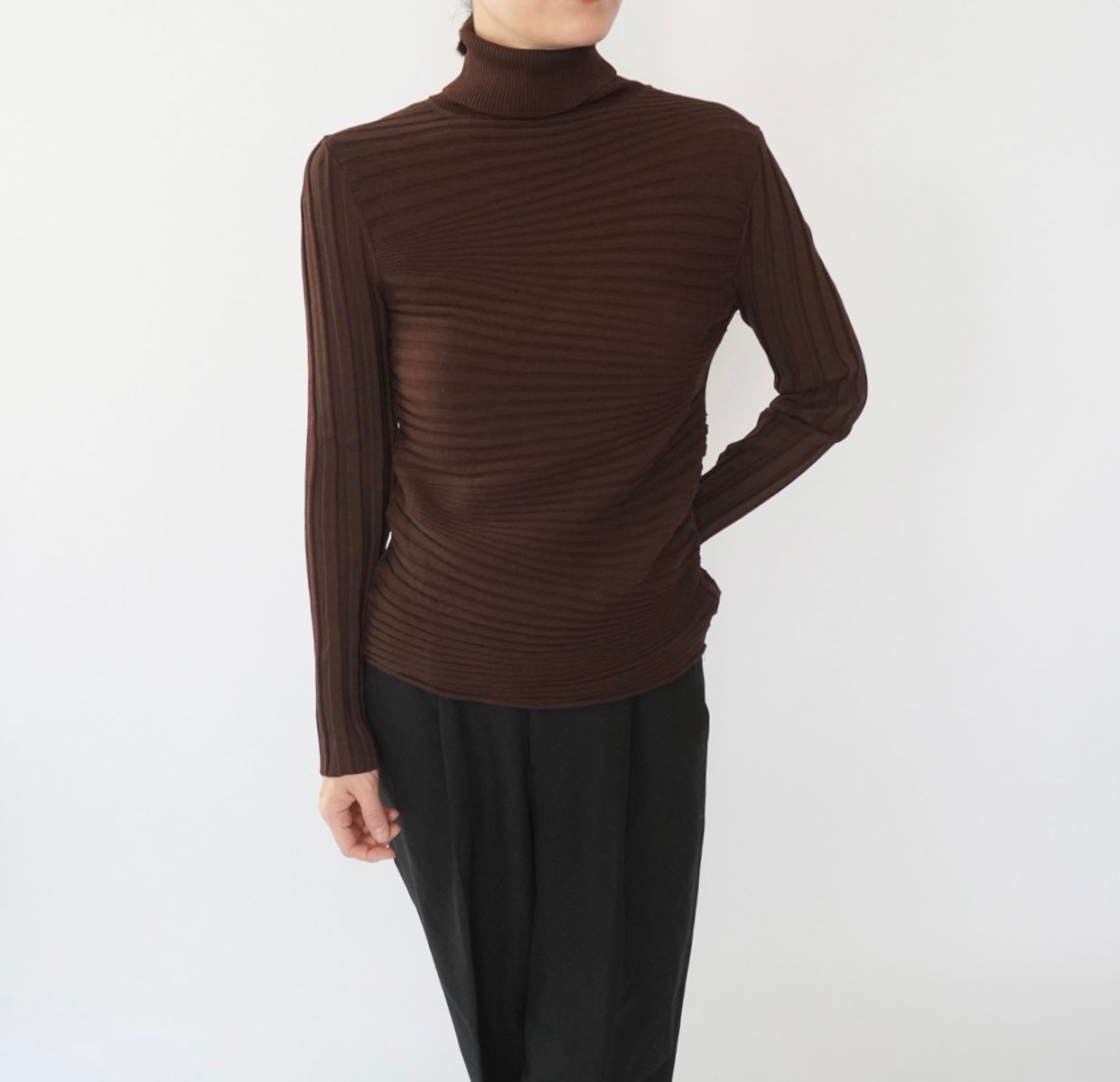 90s Wavy Ribbed Top
