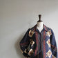 90s Printed Silk Shirt
