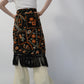 80s Fringe Design Skirt Made in Italy