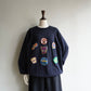 80s Patch Design Sweater