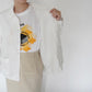 90s Linen Jacket Made in USA