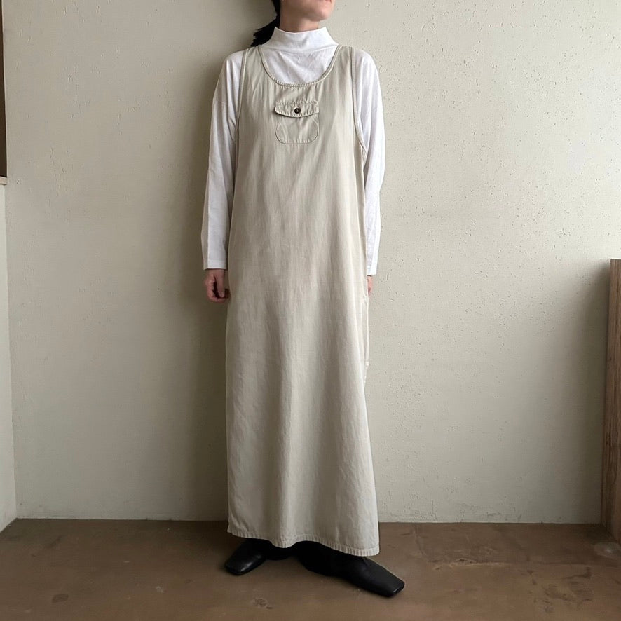 90s Ivory Sleeveless Dress