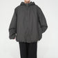 C.Gray Hooded Jacket
