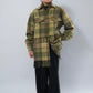 80s Plaid Fringe Design jacket Made in Italy