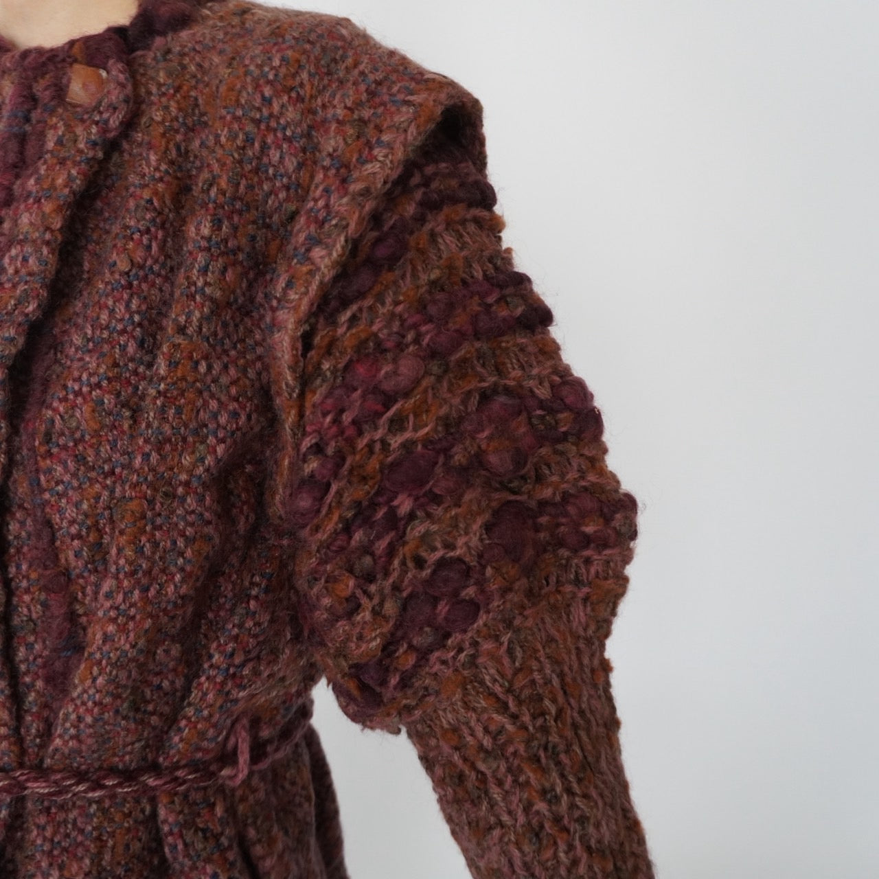 70s80s Woven Knit Jacket