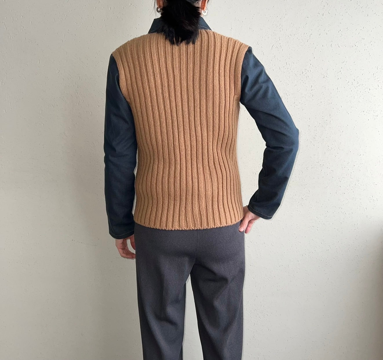 90s Ribbed Jacket Made in Italy