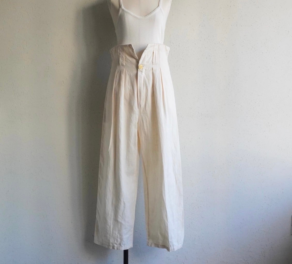 80s EURO High Waisted Wide Pants